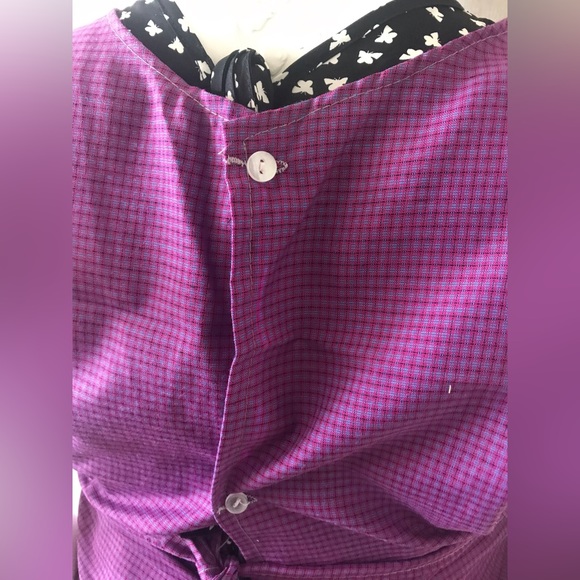 Embroidered floral apron Mandil Mexicano - Picture 2 of 10